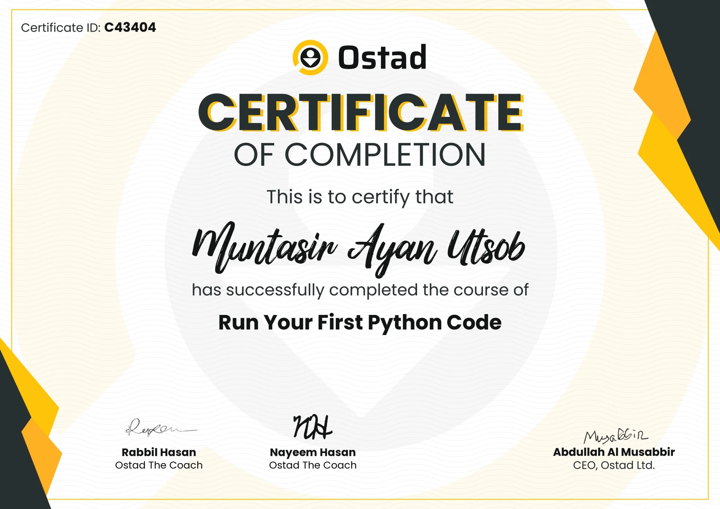 Run Your First Python Code
